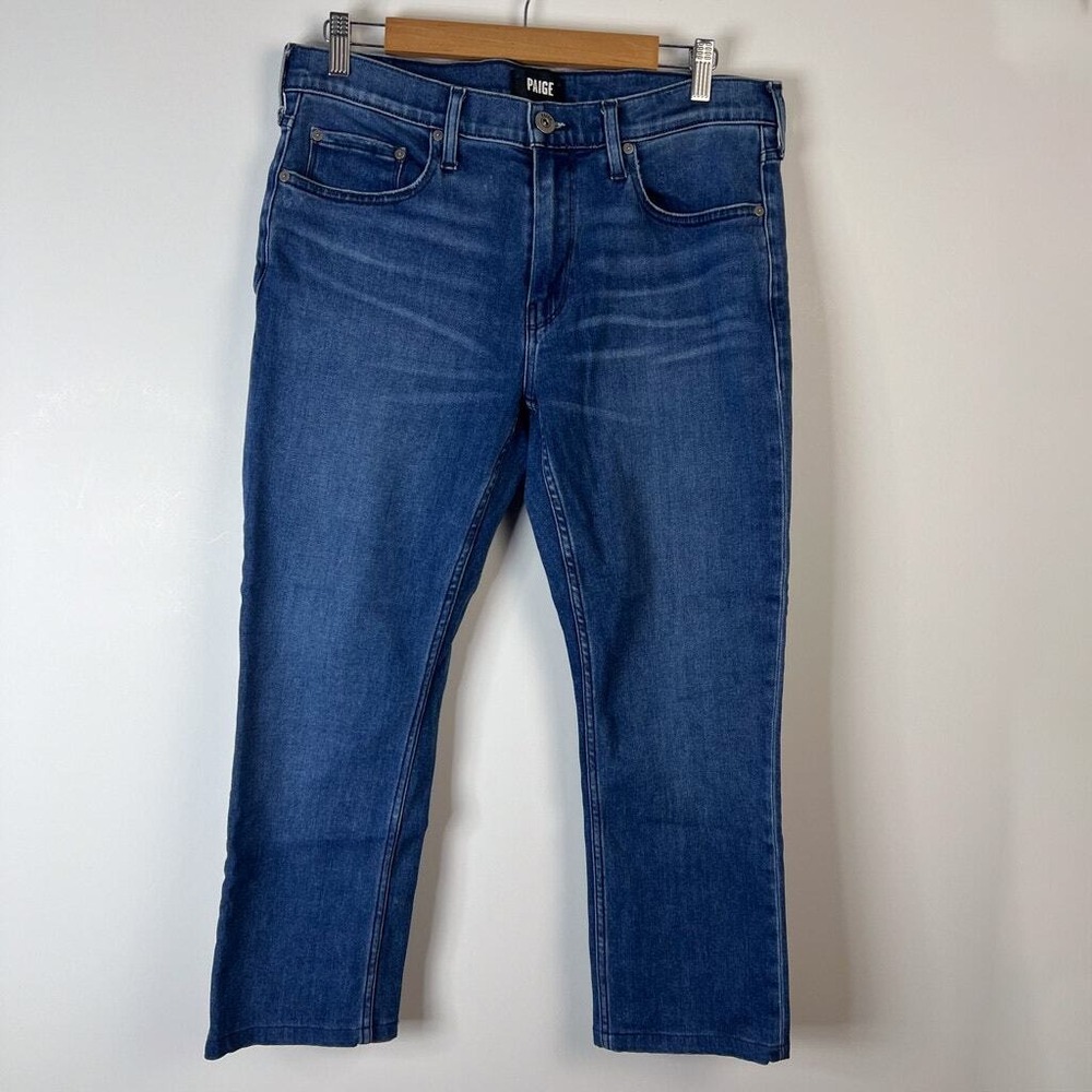Paige Jeans Mens 32 (34x24) Blue Federal Slim Straight Denim